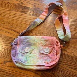 Cute girls tie dye small shoulder bag  like new never used